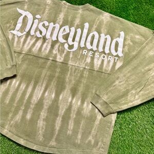 Disneyland Resort Parks Green Tie-Dye Spirit Jersey